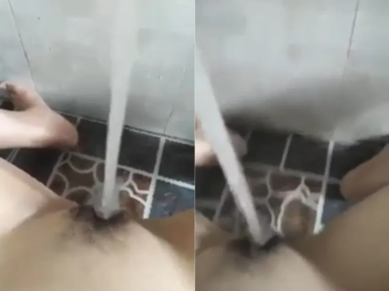Người tình tự sướng cực mạnh với vòi nước